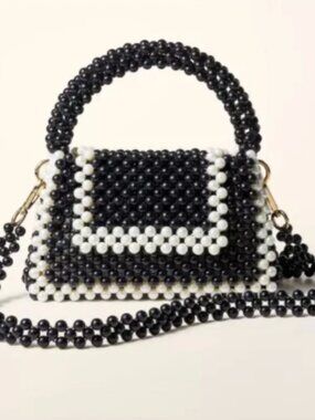 NWT Kate Spade x Target Beaded Bag in Black & White